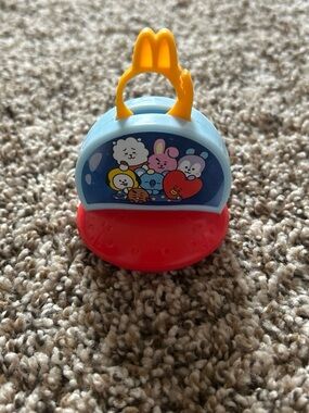 BT21 Blue and Red Character Rattle Toy by